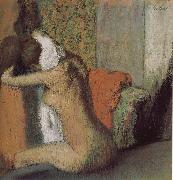 Edgar Degas, After bath